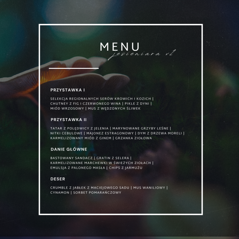 menu jesieni